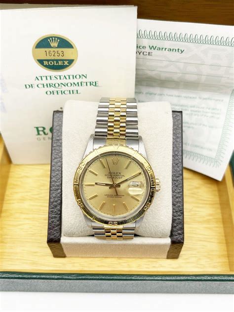 16253 thunderbird rolex bezel diameter|rolex 1625x review.